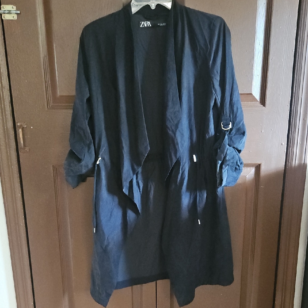 Zara Women's Black Trench Coat